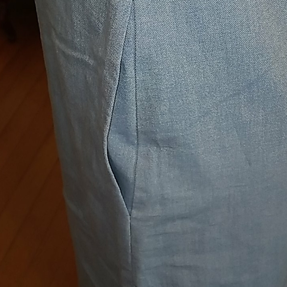 JCrew Shift Chambray Dress - Picture 6 of 11